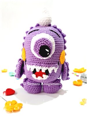 cover image of Mau, the Monster Crochet Pattern